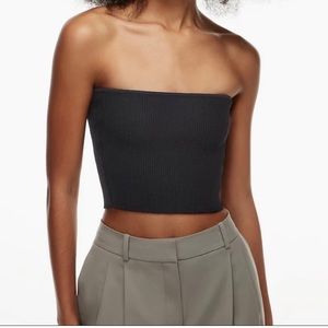 NWT Aritzia Babaton Sculpt Knit Cropped Tube Top